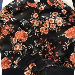 Floral print jacket